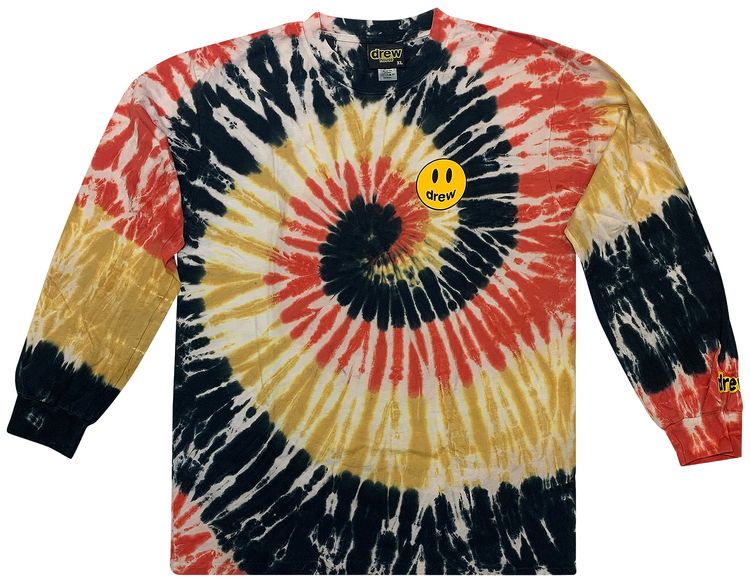 Drew House Mascot Long Sleeve Tee Tie Dye