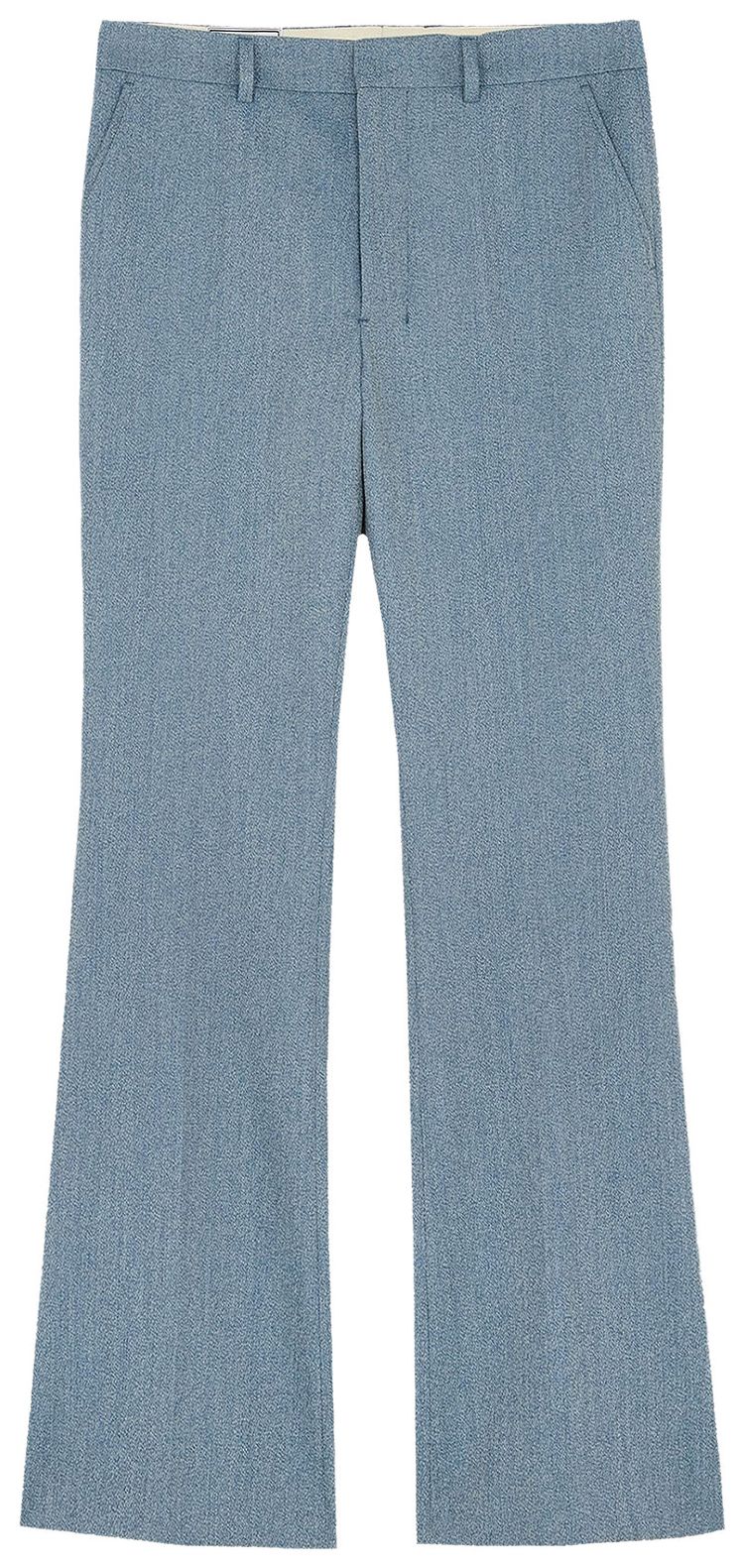 Ami Wide Fit Trousers Sky Blue