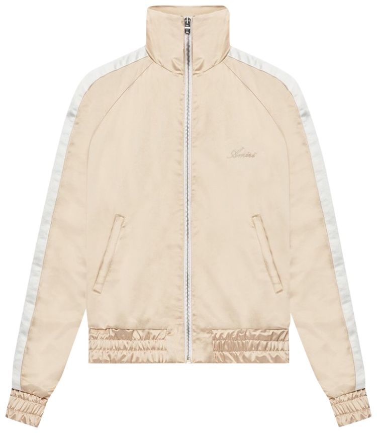 Amiri Zip Track Jacket Stripe ChampagneWhite