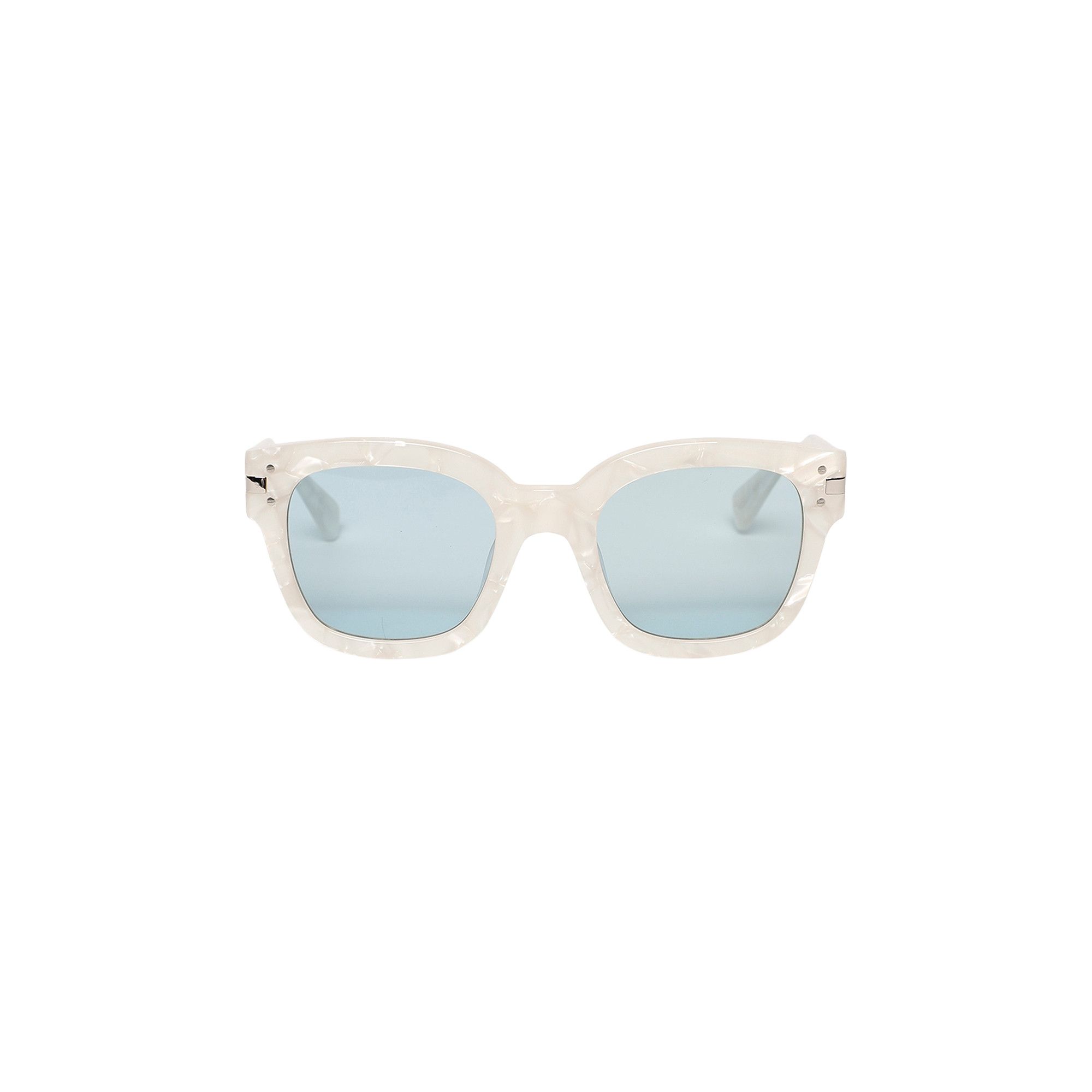 Buy Amiri Classic Logo Sunglasses 'Pearl/Blue' - XA41763AC 118 | GOAT