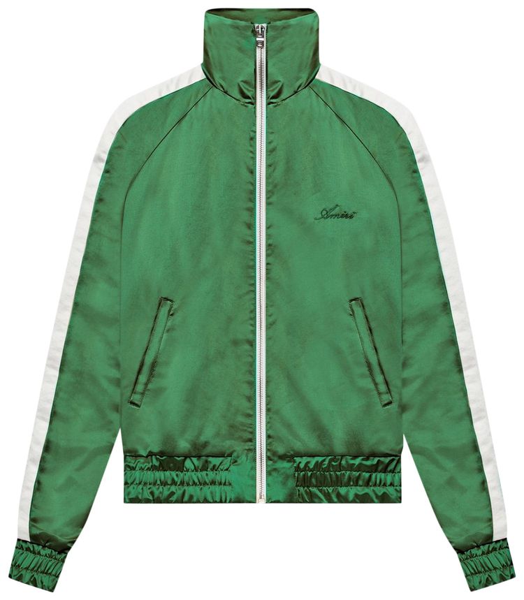 Amiri Zip Track Jacket Tennis GreenWhite