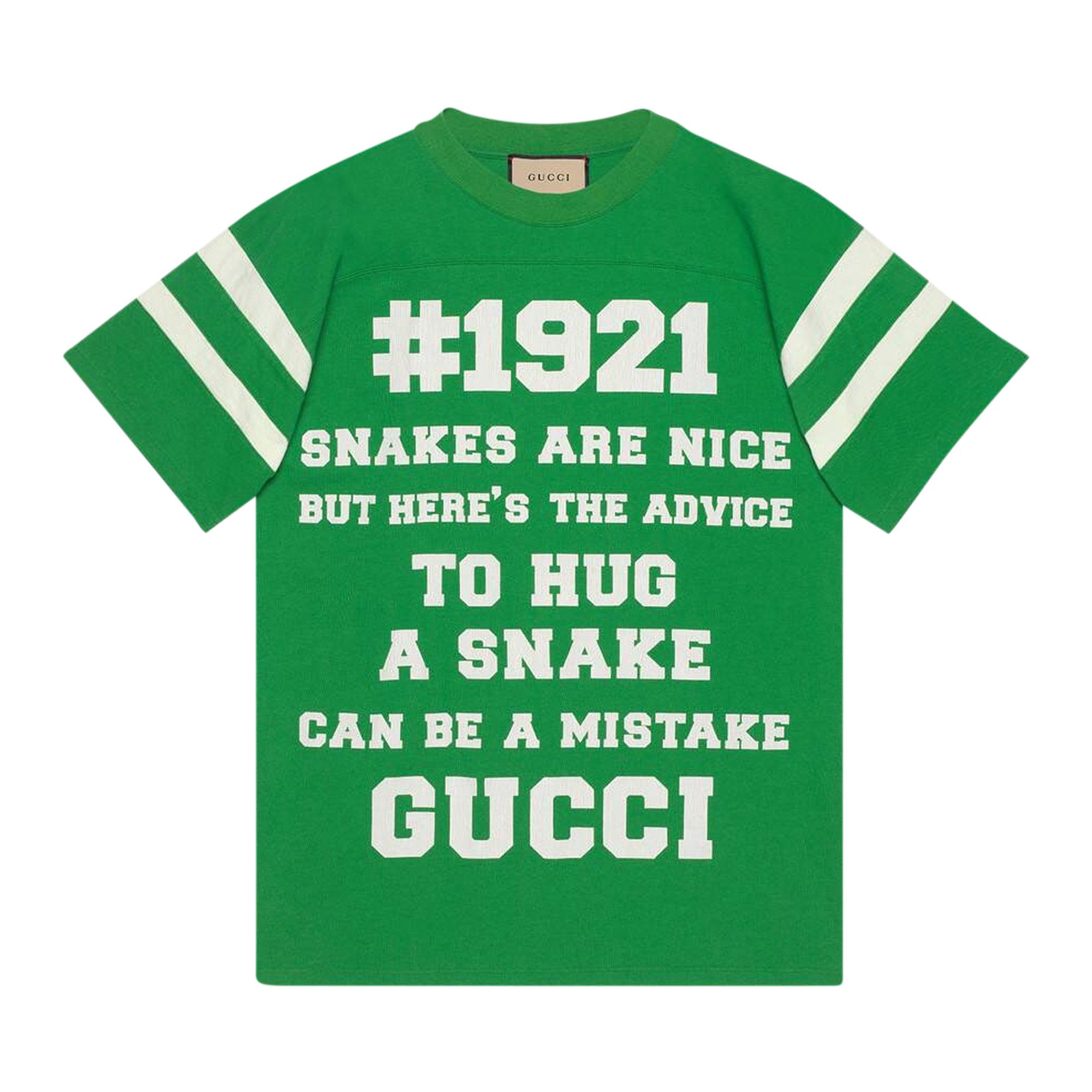 Buy Gucci To Hug A Snake Print T Shirt Ivory 655459 XJDJP 3521 GOAT CA