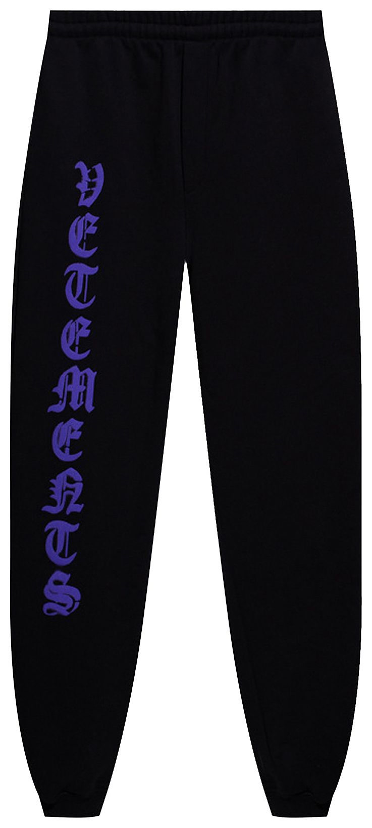Vetements Anarchy Logo Sweatpants BlackPurple
