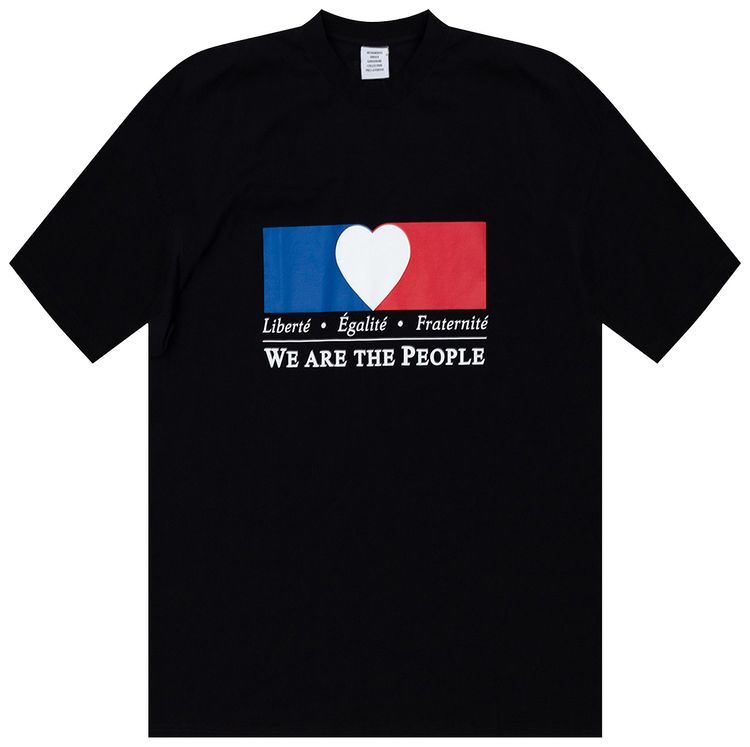 Vetements We Are The People Tshirt Black