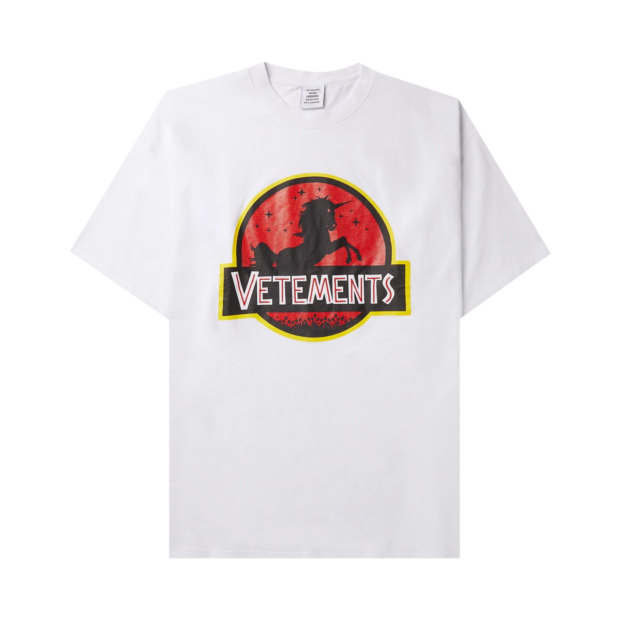 Buy Vetements Wild Unicorn T-Shirt 'White' - UA52TR320W WHIT