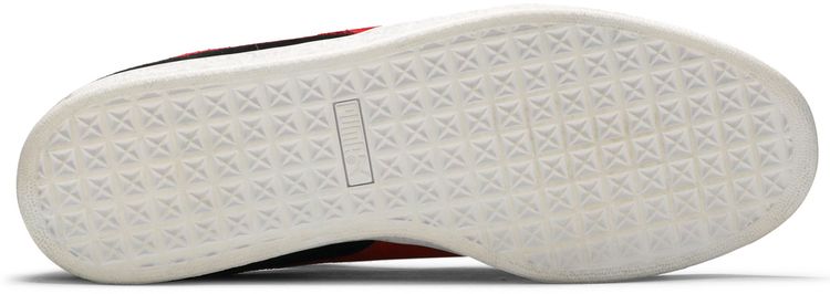 Puma Suede Classic Black Ribbon Red