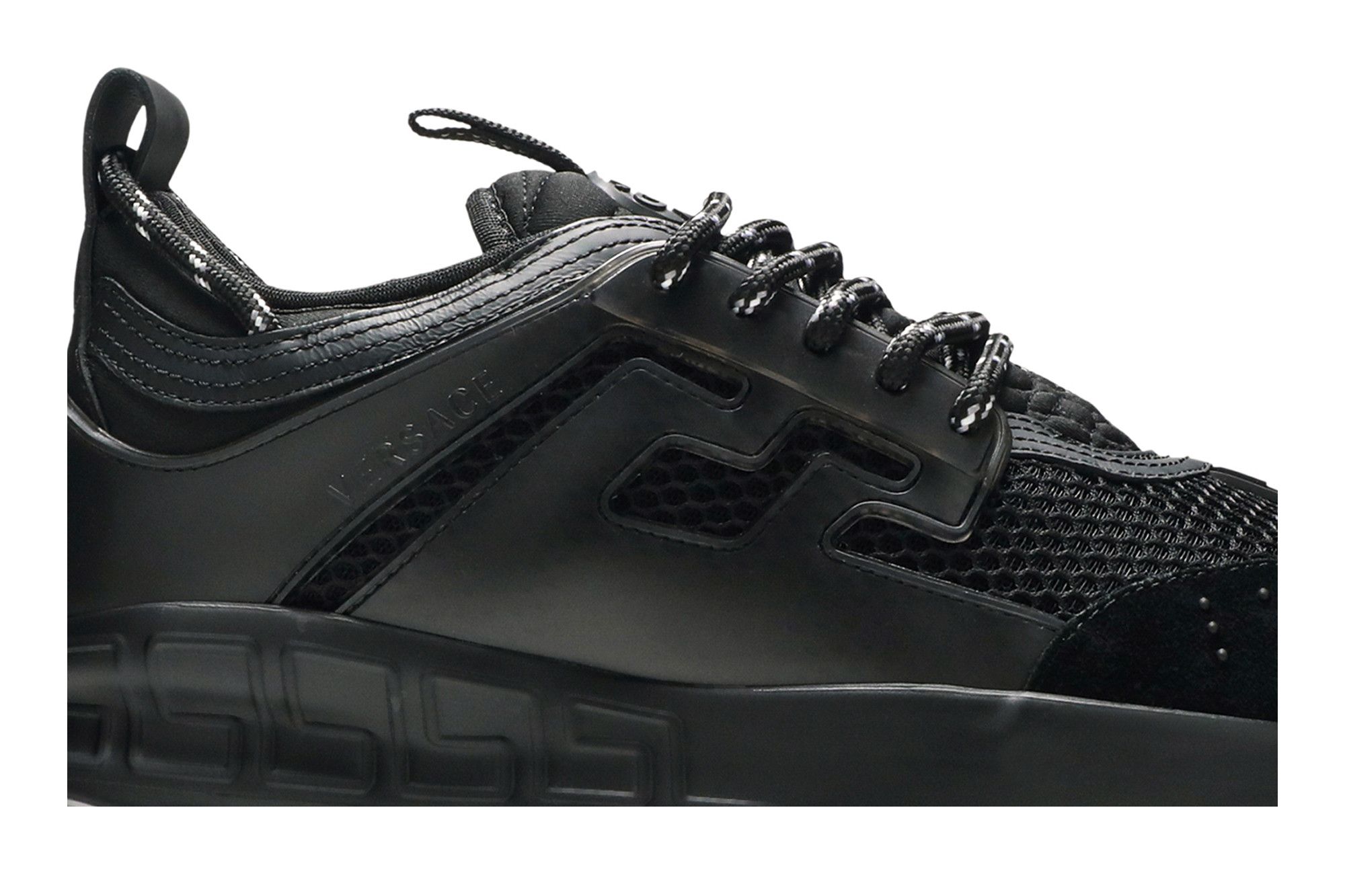 Buy Versace Chain Reaction Triple Black DSU7071E D7CTG D41 GOAT DE