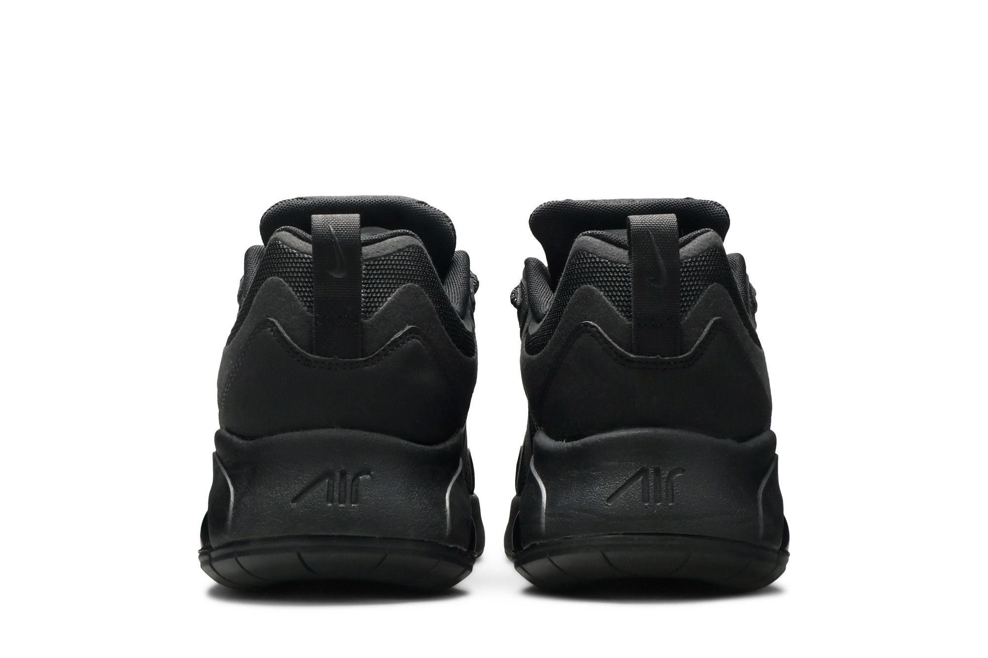 nike air max 200 triple black mens