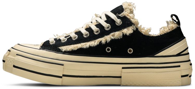 xVESSEL x Yohji Yamamoto Wmns Patchwork Platform Low Black White