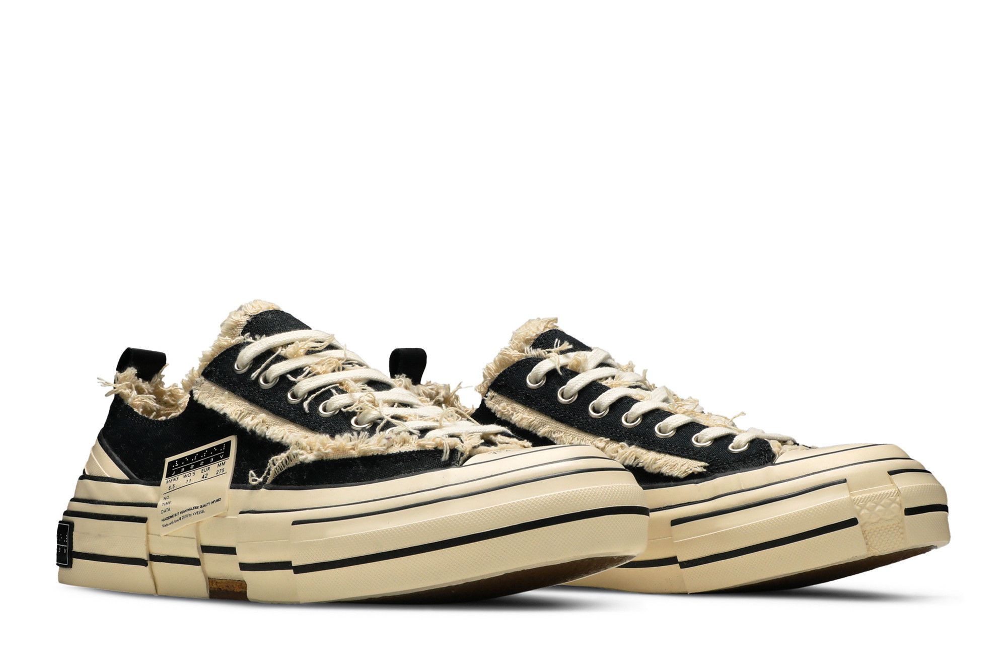 Buy xVESSEL x Yohji Yamamoto Wmns Patchwork Platform Low