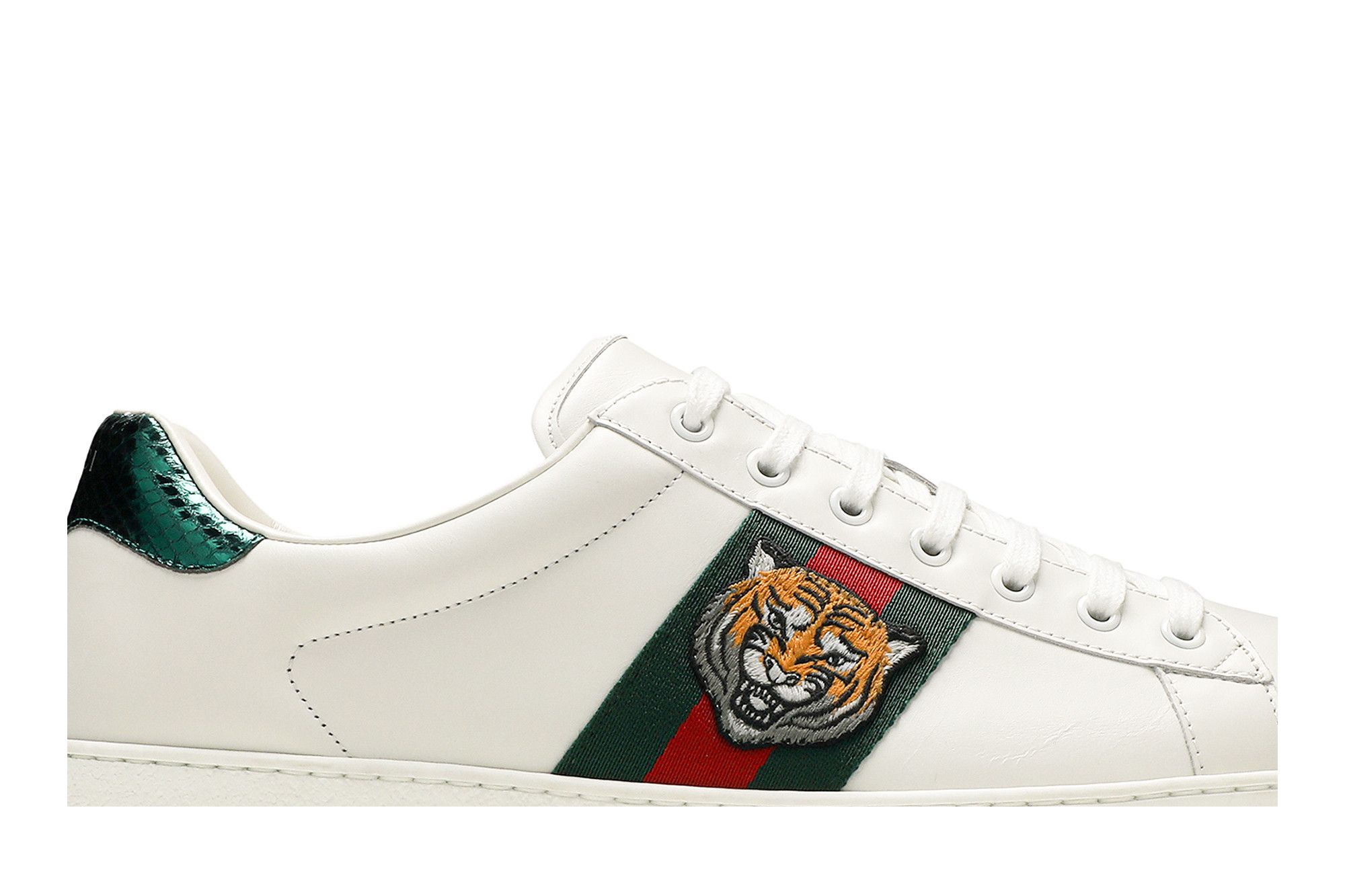 Buy Gucci Ace Embroidered Tiger 457132 02JP0 9064 GOAT