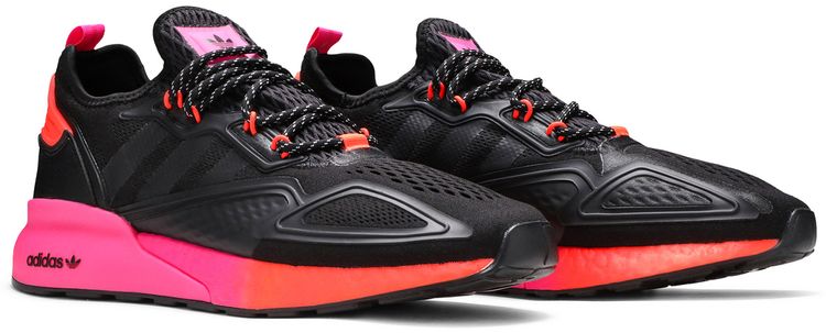 Adidas ZX 2K Boost Black Solar Red