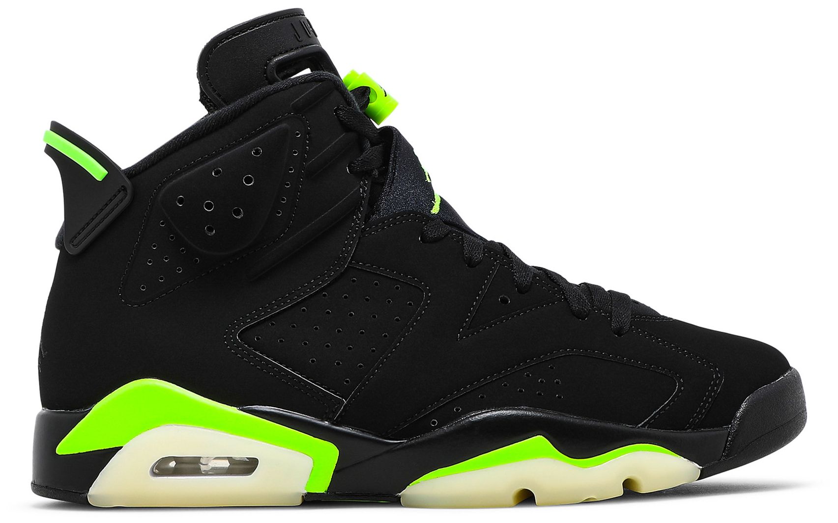 electric green jordan 6 goat