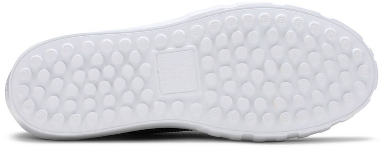 Fendi Force Lace Up Sneaker White Brown