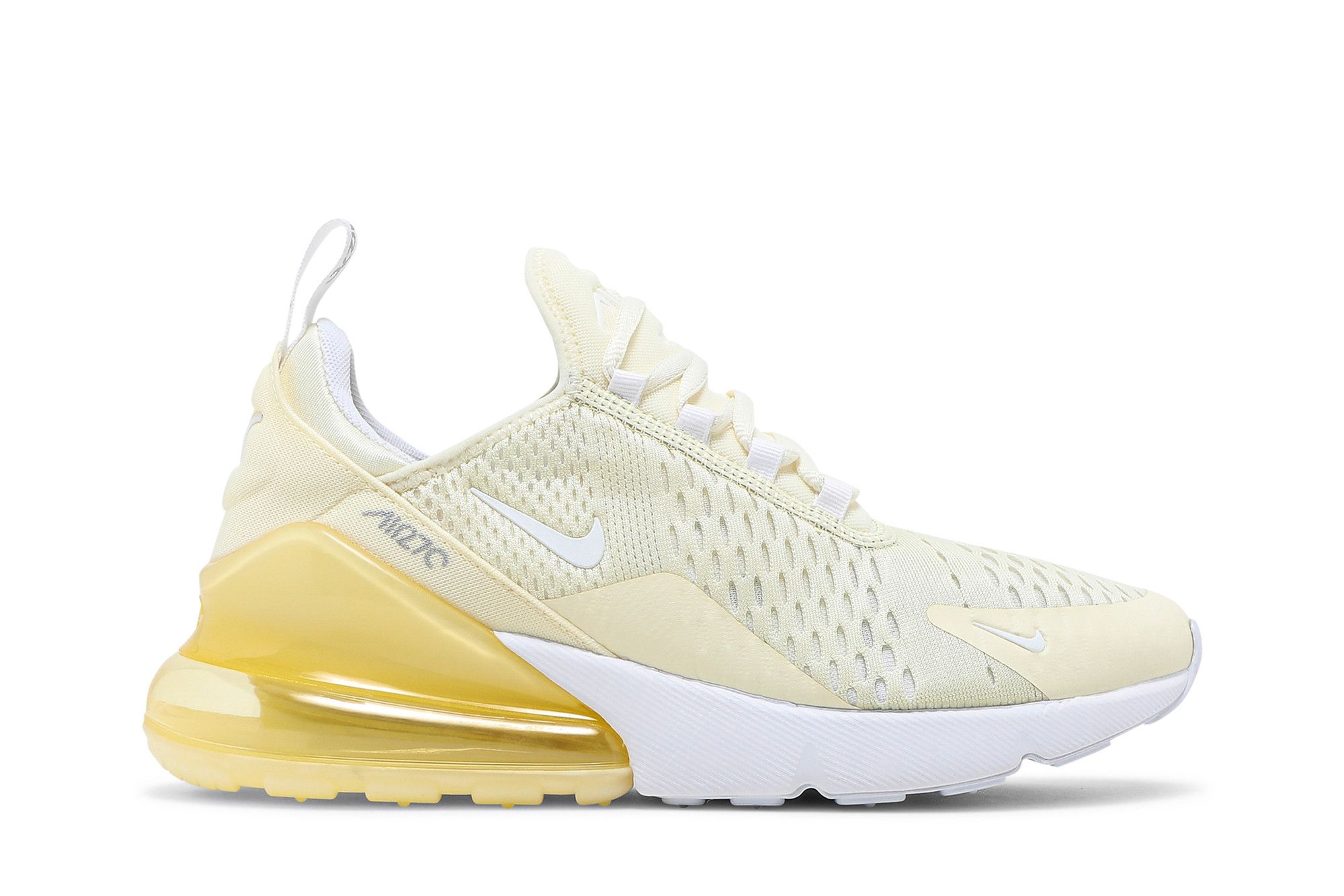 Air max 270 white and gold best sale