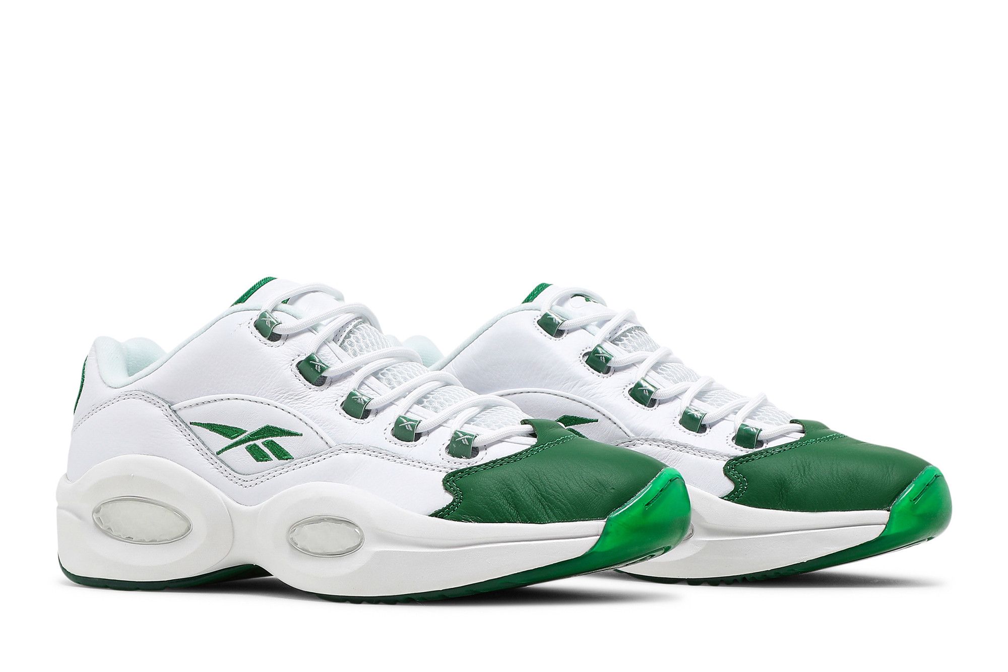 Reebok question low homme verte outlet
