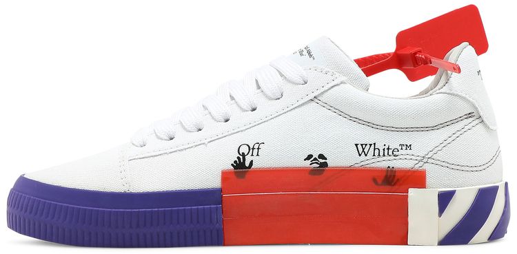 Off White Wmns Vulc Sneaker White Violet