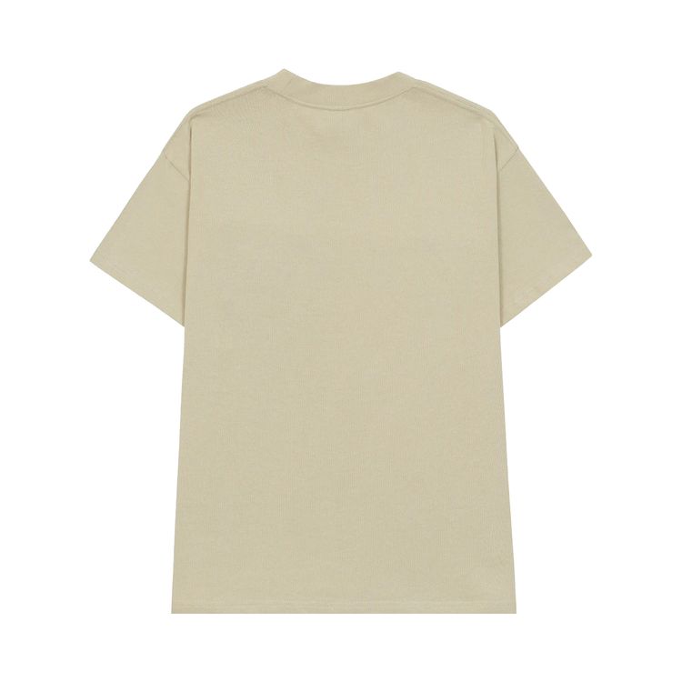 Brain Dead Heavyweight Jersey Mockneck Pocket Shirt With PVC Tan