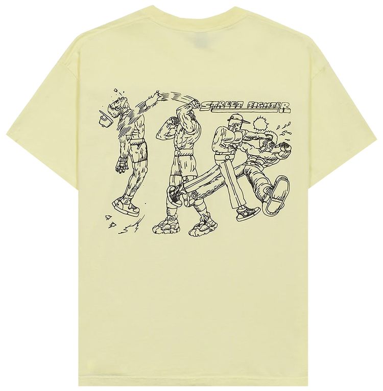 Brain Dead Punch Up T Shirt Lemon