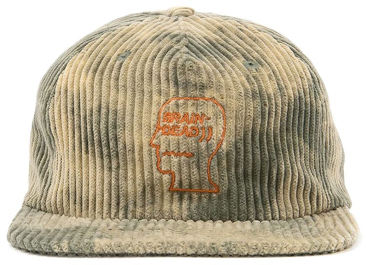 Brain Dead Bleached Cord Cap Green