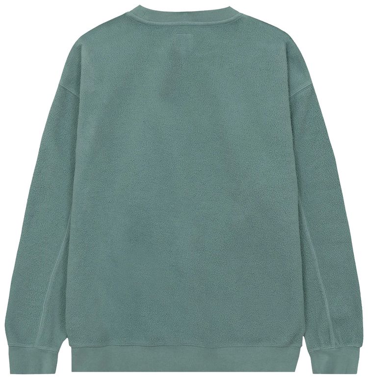 Brain Dead Reverse Fleece Crewneck Sweatshirt Seafoam