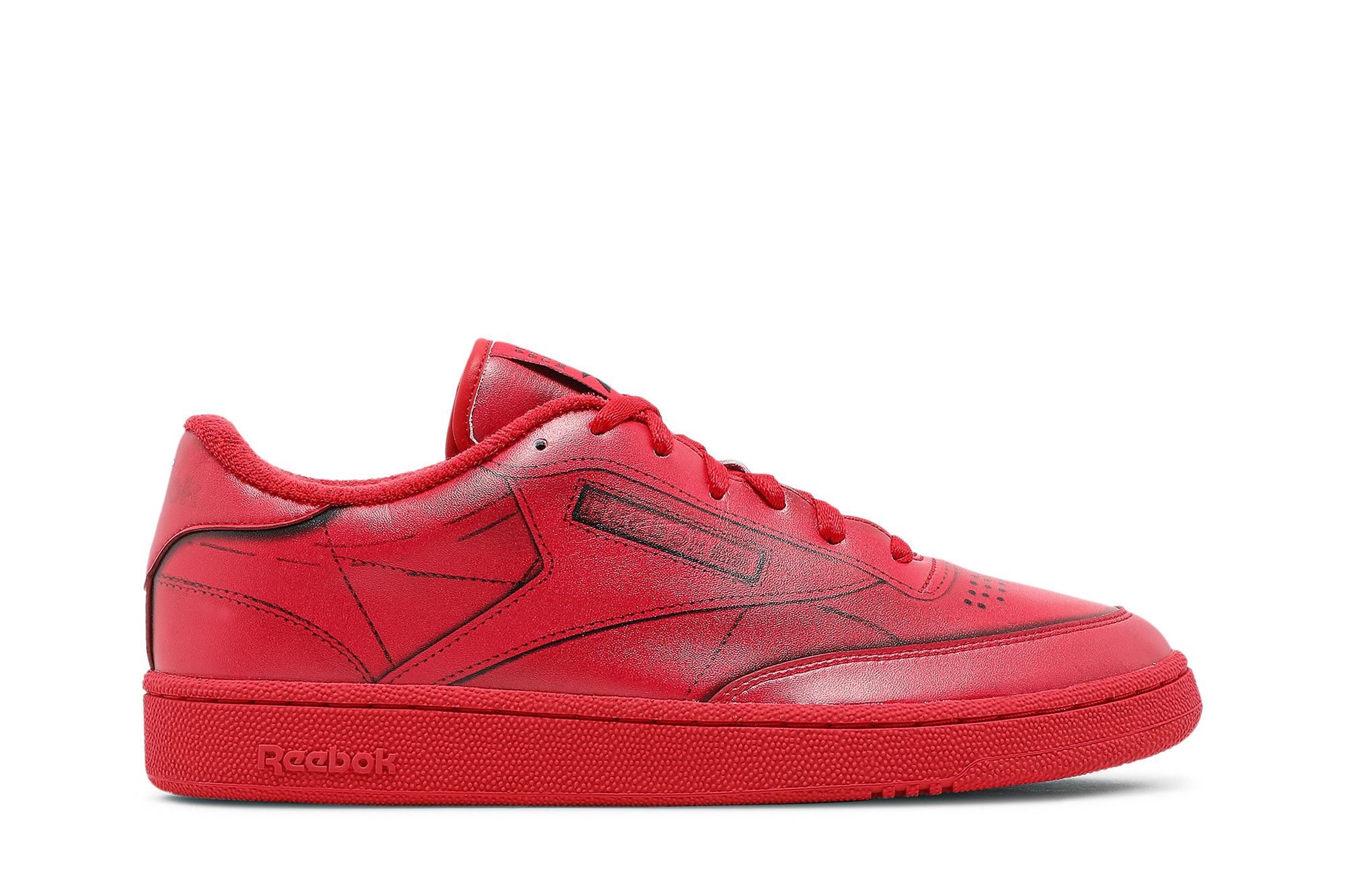 Buy Maison Margiela x Club C 'Vector Red' - H02408 | GOAT