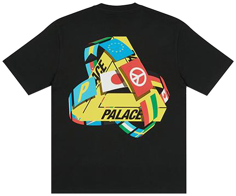 Palace Tri Flag T Shirt Black