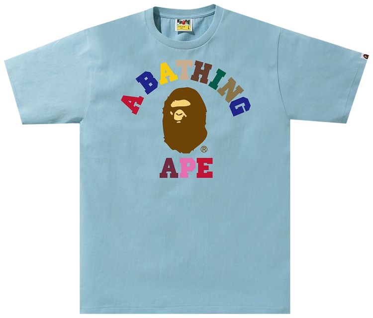 BAPE Colors College Tee Sax