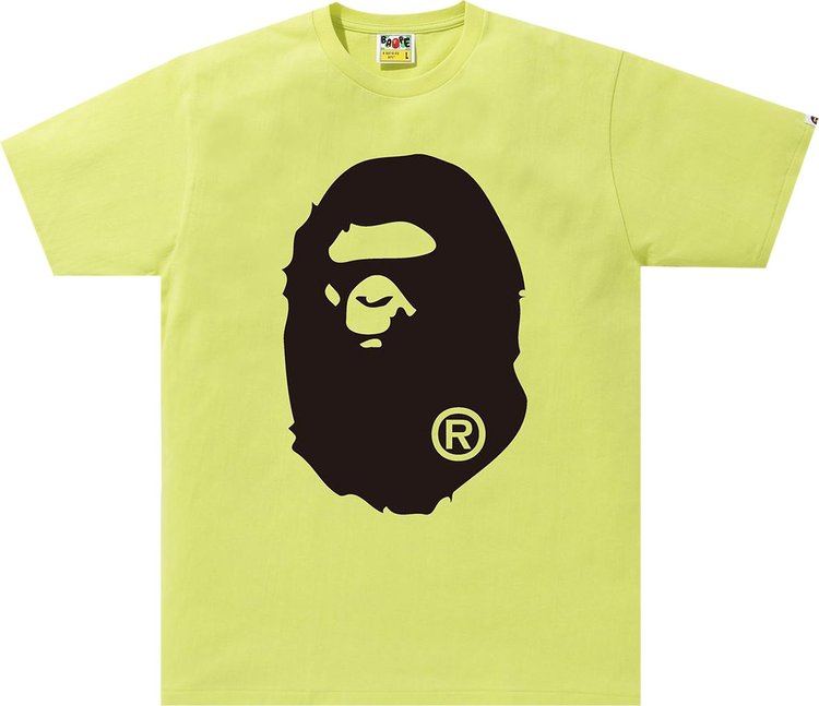 BAPE Bicolor Big Ape Head Tee Green