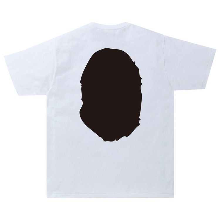 BAPE Bicolor Big Ape Head Tee White