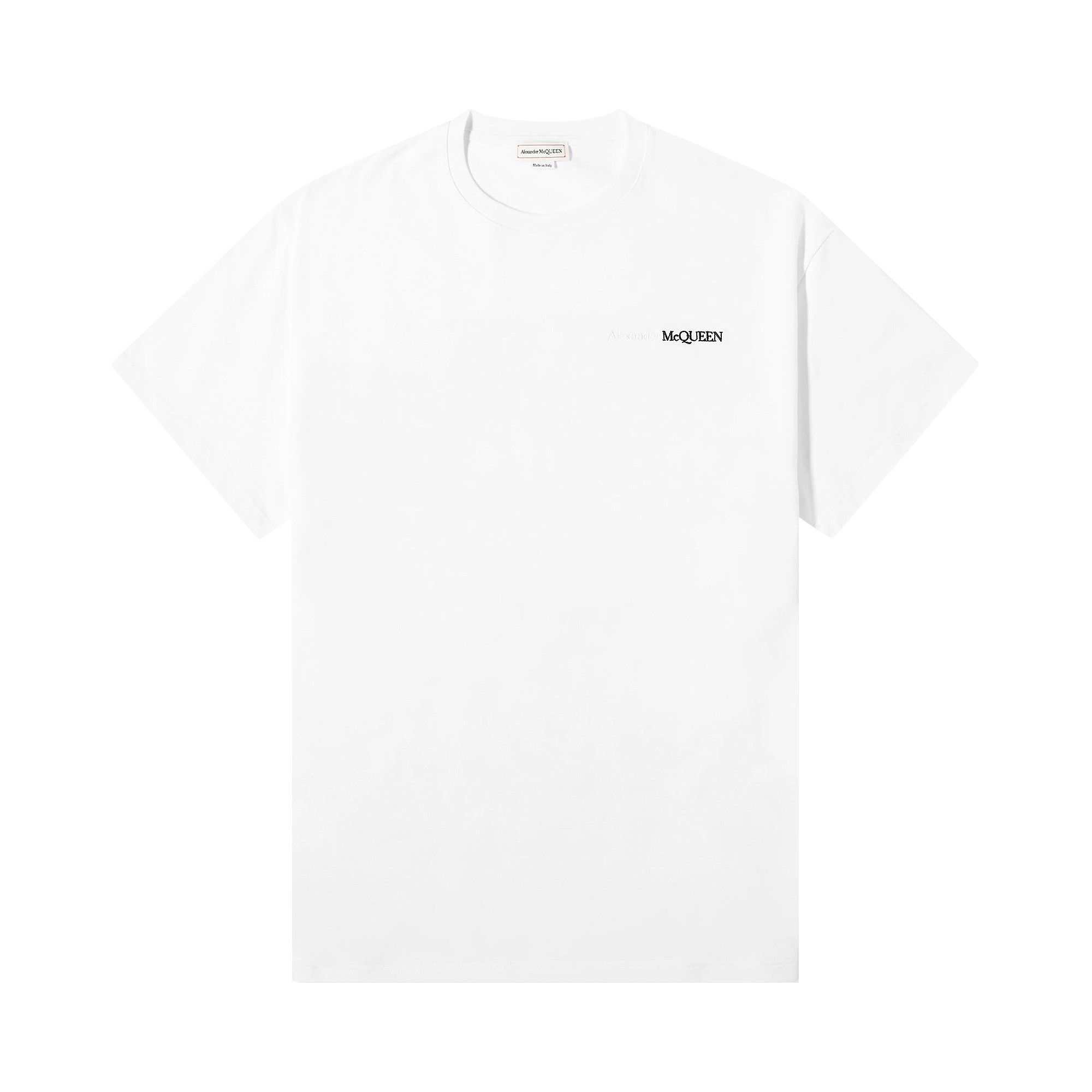 ALEXANDER MCQUEEN| (776281 QXAAB 0965) Buy Alexander McQueen Logo T-Shirt 'White/Black' - 776281