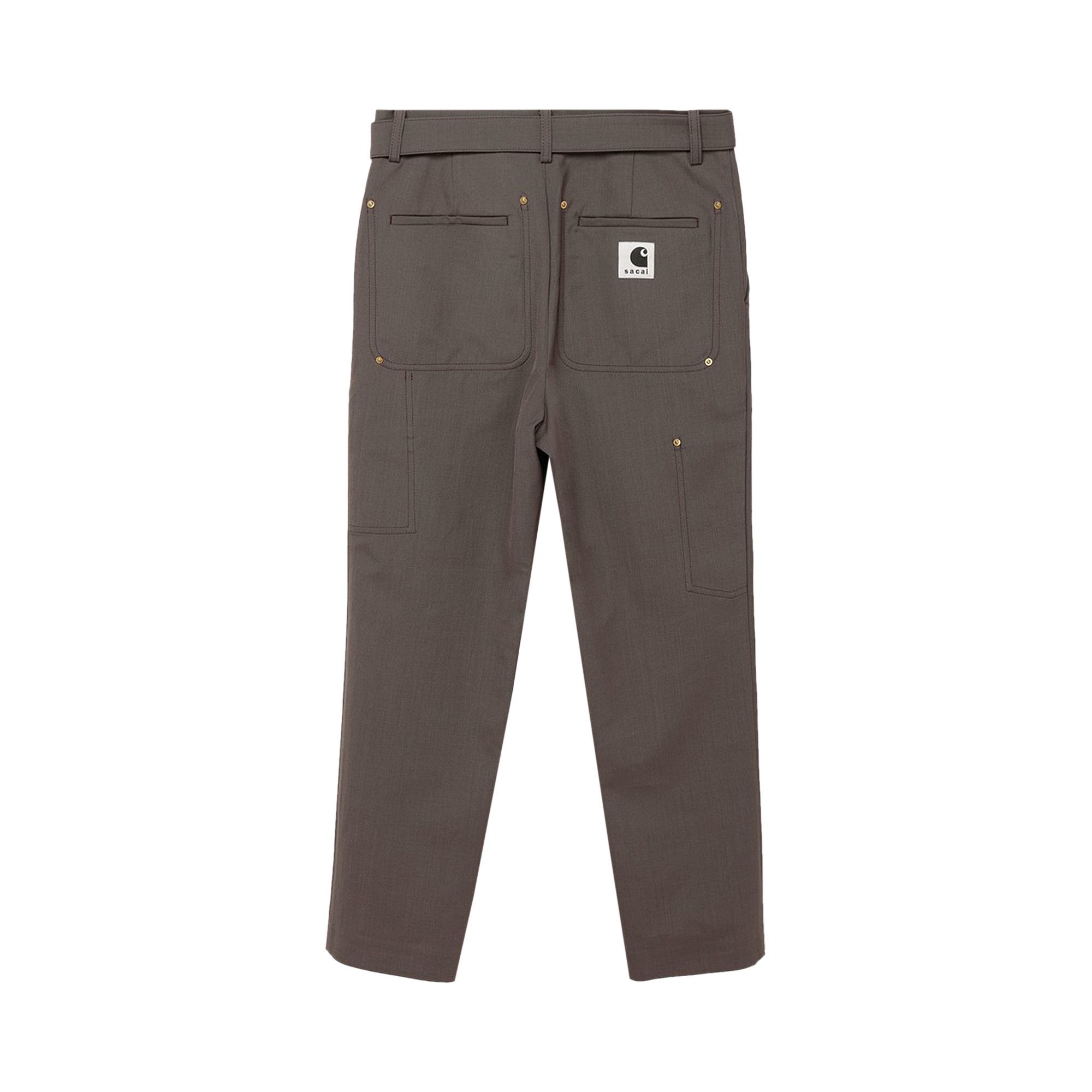 Buy Sacai Suiting Bonding Pants 'Taupe' - 24 03389M 550