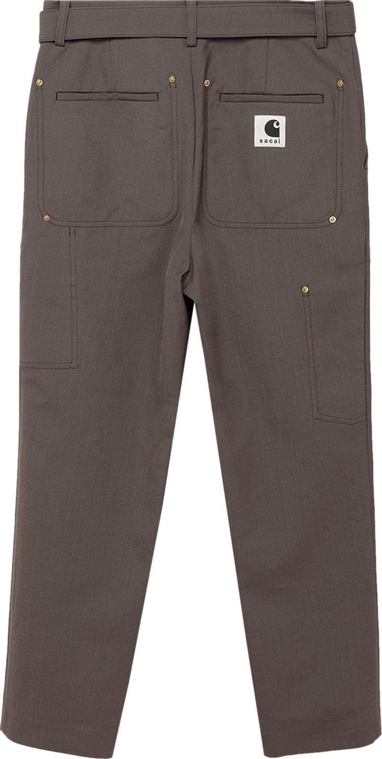 Sacai Suiting Bonding Pants Taupe