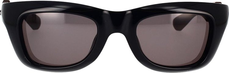 Bottega Veneta Square Sunglasses 'Black/Grey'