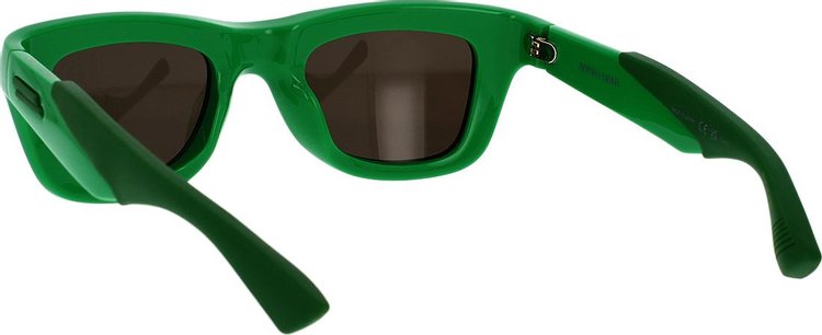 Bottega Veneta Square Sunglasses Green