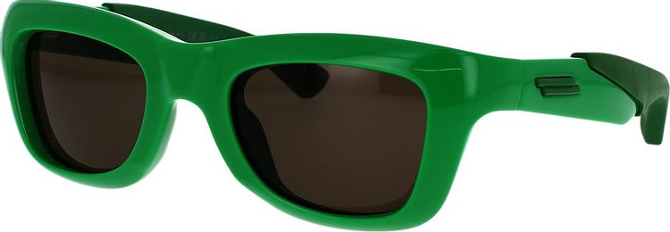 Bottega Veneta Square Sunglasses Green