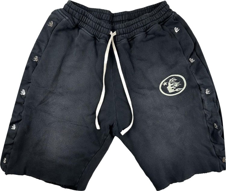 Hellstar Snap Shorts Black