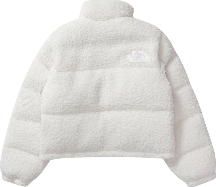 The North Face High Pile Nuptse Jacket White