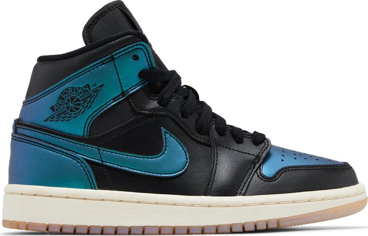 Wmns Air Jordan 1 Mid Metallic Turquoise