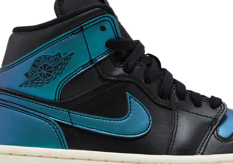 Wmns Air Jordan 1 Mid Metallic Turquoise