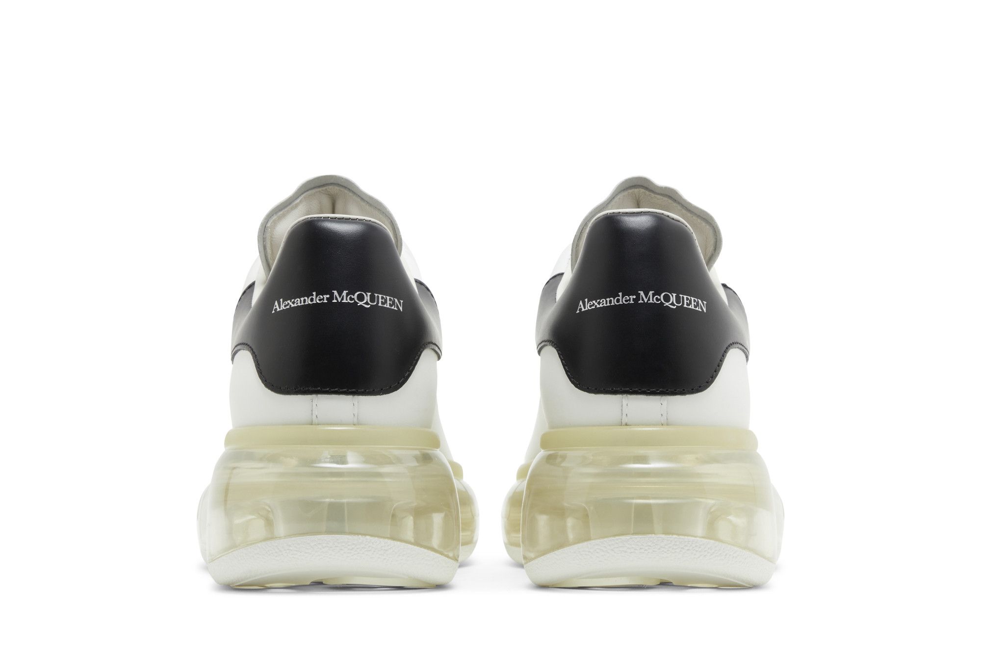Buy Alexander McQueen Wmns Oversized Sneaker White Black 611698 WHX98 9061 GOAT IT