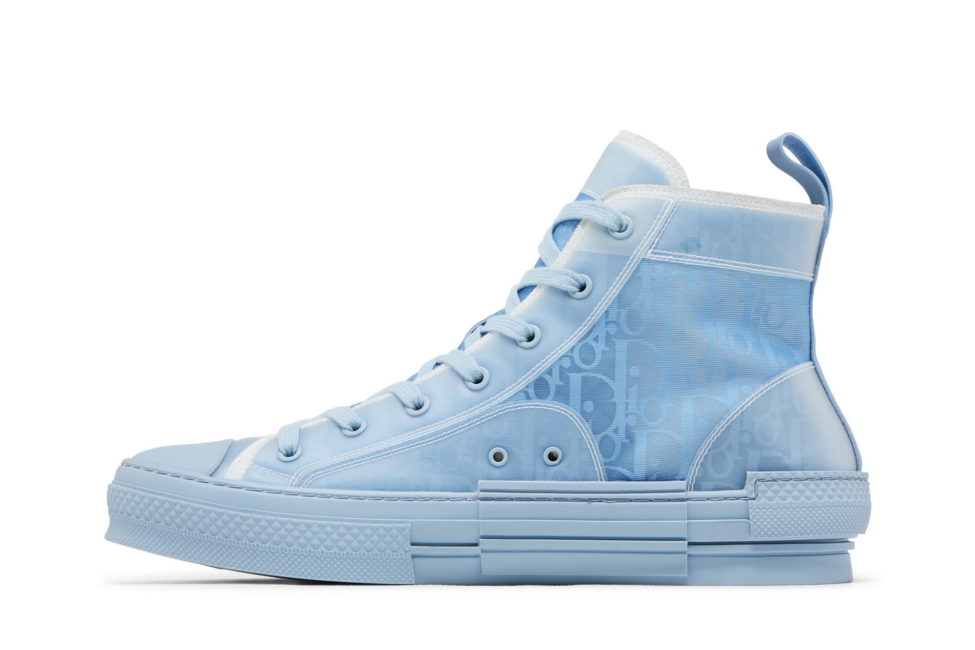 Dior B23 Daniel Arsham ハイトップ スニーカー ライトブルー Dior Dior B23 High Daniel Arsham Oblique Light Blue | Size