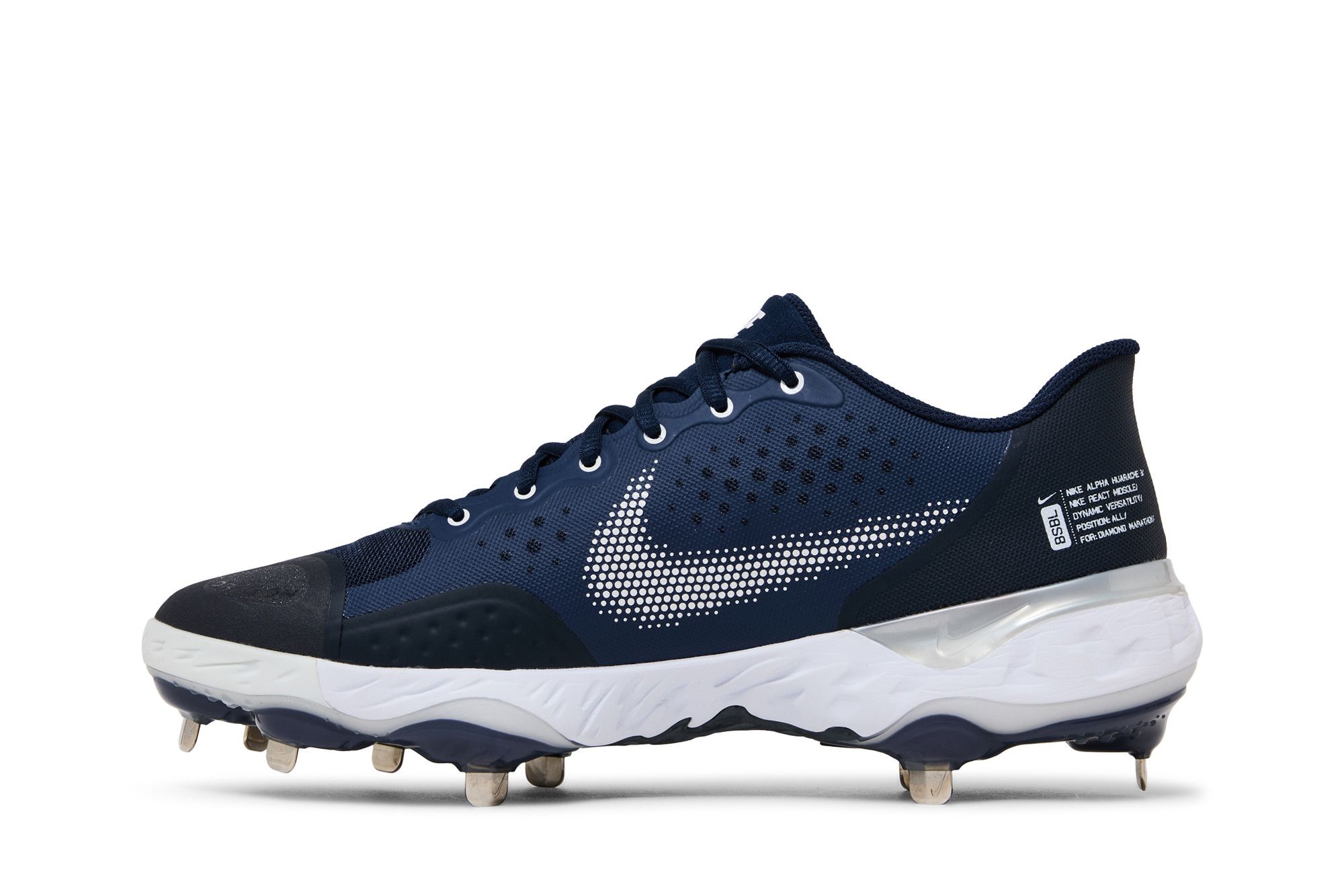 NIKE アルファ ハラチ エリート 3 LOW Nike Alpha Huarache Elite 3 Low College Navy for Sale