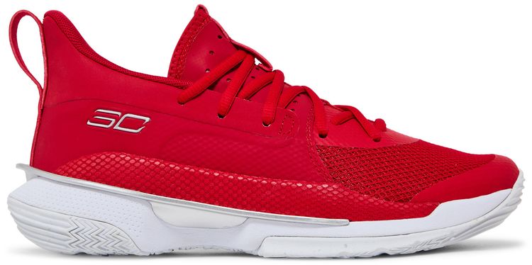 Under Armour Curry 7 Team Red White