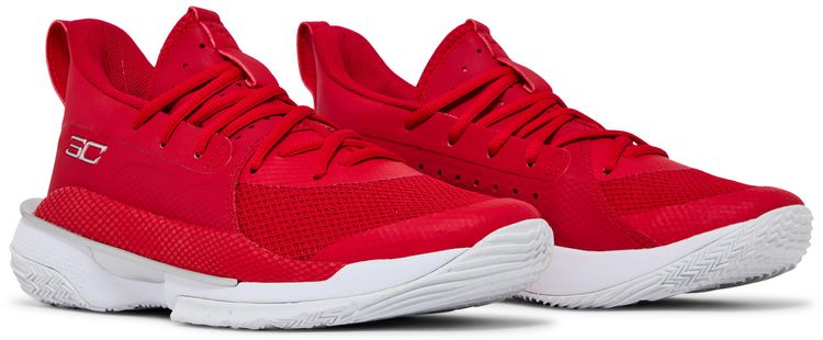 Under Armour Curry 7 Team Red White