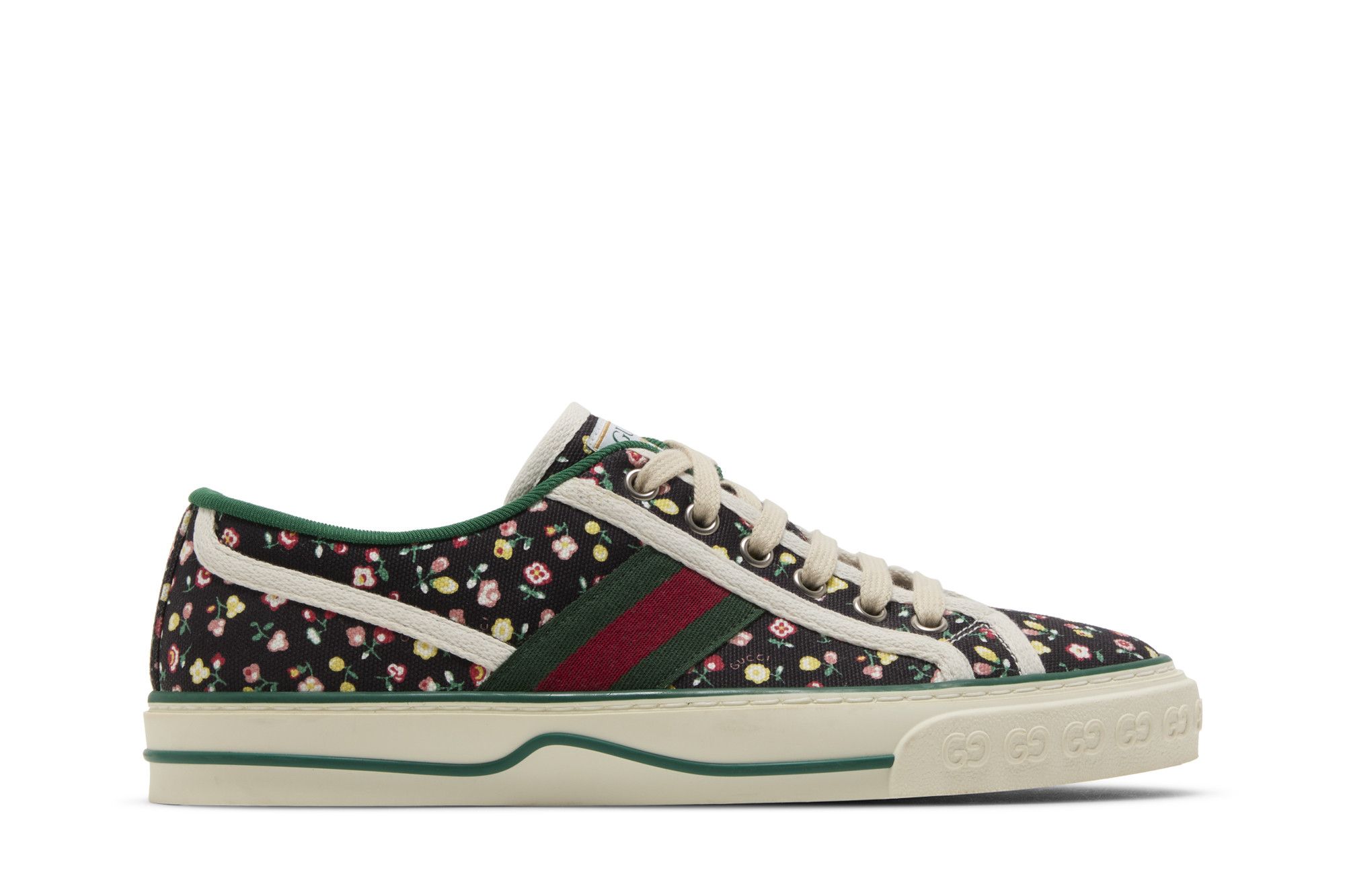 【GUCCI 】Tennis 1977 Liberty Sneakers BLACK GUCCI Tennis 1977 Sneakers Black Women's - POIZON