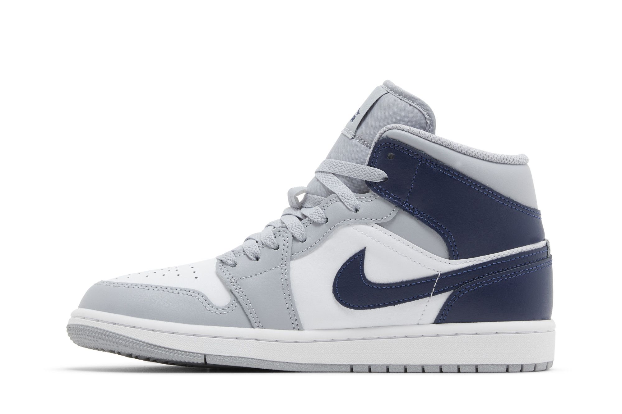 Buy Air Jordan 1 Mid 'Wolf Grey Midnight Navy' - DQ8426 104 | GOAT