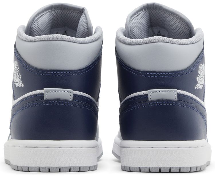 Air Jordan 1 Mid Wolf Grey Midnight Navy