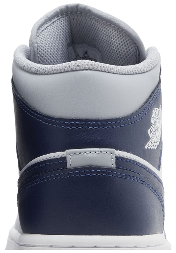 Air Jordan 1 Mid Wolf Grey Midnight Navy