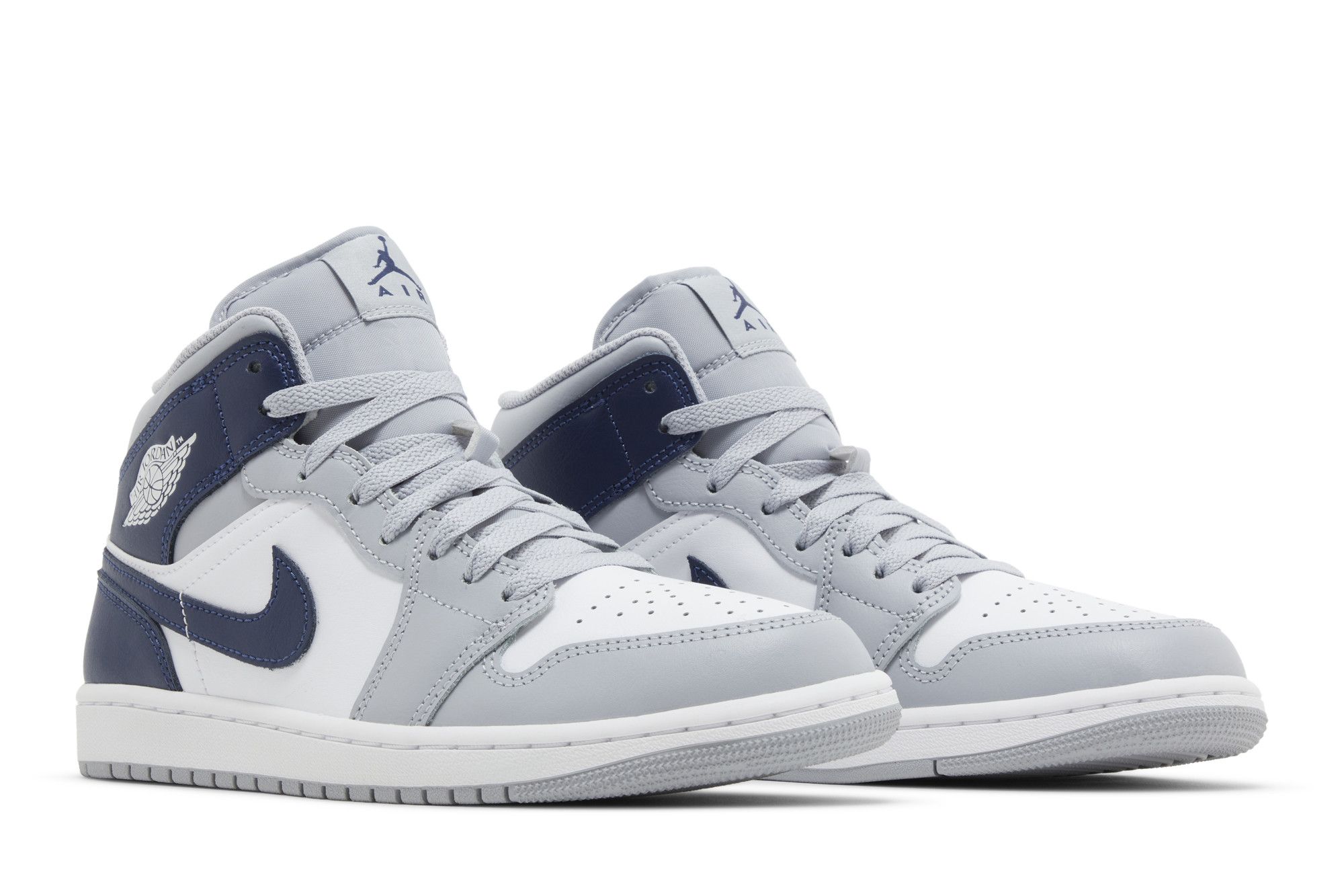Buy Air Jordan 1 Mid 'Wolf Grey Midnight Navy' - DQ8426 104